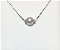 Collana Miluna Donna Perle Akoya in Oro bianco Perla PCL5609 - PCL5609